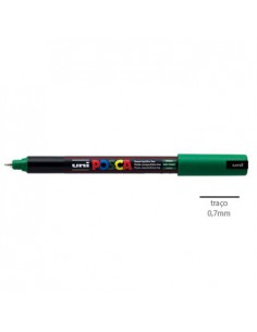 Marcador Uniball Posca PC1MR 0,7mm Verde -1un