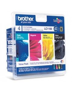 Tinteiro MFC6490CW/DCP6690CW (LC1100VALBP) Pack 4 Cores