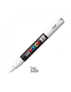 Marcador Uniball Posca PC1M 0,7mm Branco -1un