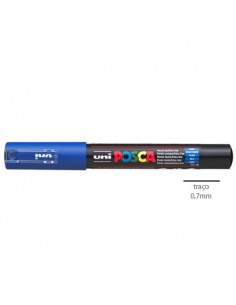 Marcador Uniball Posca PC1M 0,7mm Azul -1un