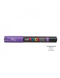 Marcador Uniball Posca PC1M 0,7mm Violeta -1un