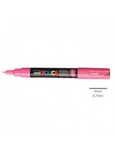 Marcador Uniball Posca PC1M 0,7mm Rosa -1un