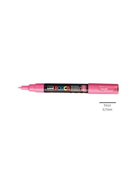 Marcador Uniball Posca PC1M 0,7mm Rosa -1un