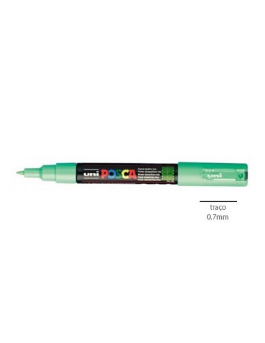 Marcador Uniball Posca PC1M 0,7mm Verde Claro -1un