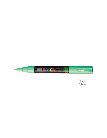 Marcador Uniball Posca PC1M 0,7mm Verde Claro -1un