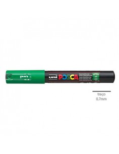 Marcador Uniball Posca PC1M 0,7mm Verde -1un