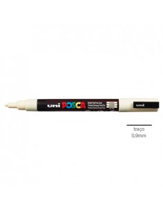 Marcador Uniball Posca PC3M 0,9mm Marfim -1un