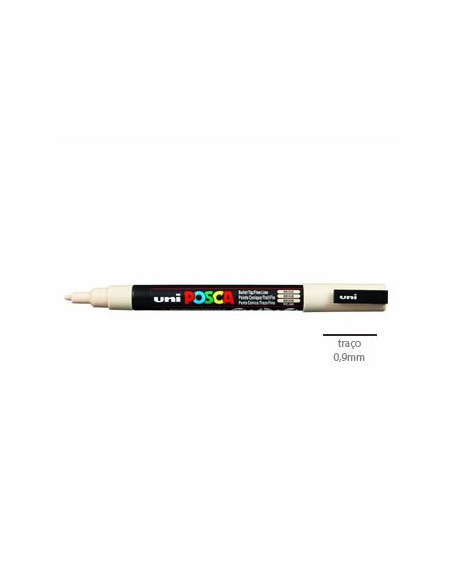 Marcador Uniball Posca PC3M 0,9mm Bege -1un