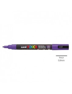 Marcador Uniball Posca PC3M 0,9mm Violeta -1un