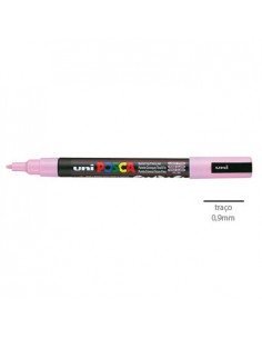 Marcador Uniball Posca PC3M 0,9mm Rosa Claro -1un