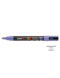 Marcador Uniball Posca PC3M 0,9mm Lilas -1un