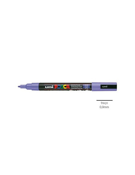 Marcador Uniball Posca PC3M 0,9mm Lilas -1un