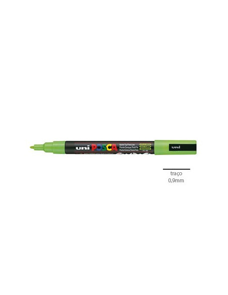 Marcador Uniball Posca PC3M 0,9mm Verde Maca -1un
