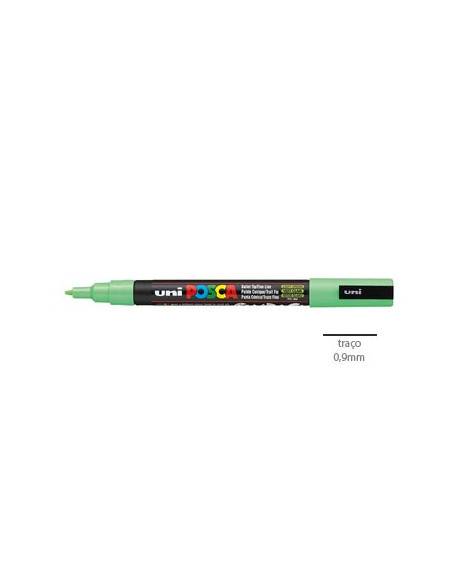 Marcador Uniball Posca PC3M 0,9mm Verde Claro -1un