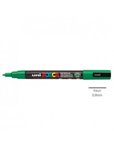 Marcador Uniball Posca PC3M 0,9mm Verde -1un