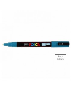 Marcador Uniball Posca PC3M 0,9mm Verde Esmeralda -1un