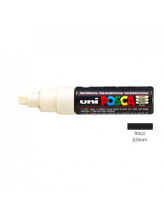 Marcador Uniball Posca PC8K 8,0mm Marfim -1un
