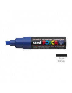 Marcador Uniball Posca PC8K 8,0mm Azul -1un