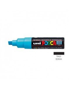 Marcador Uniball Posca PC8K 8,0mm Turquesa -1un