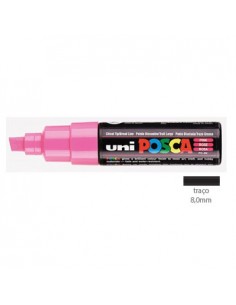 Marcador Uniball Posca PC8K 8,0mm Rosa -1un