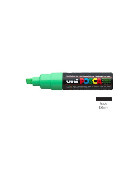 Marcador Uniball Posca PC8K 8,0mm Verde Claro -1un