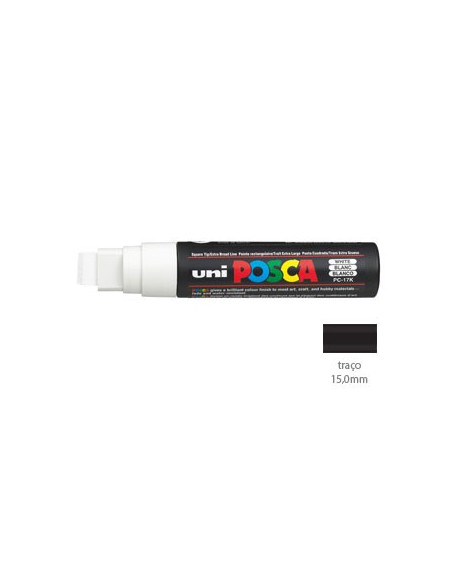 Marcador Uniball Posca PC17K 15,0mm Branco- 1un