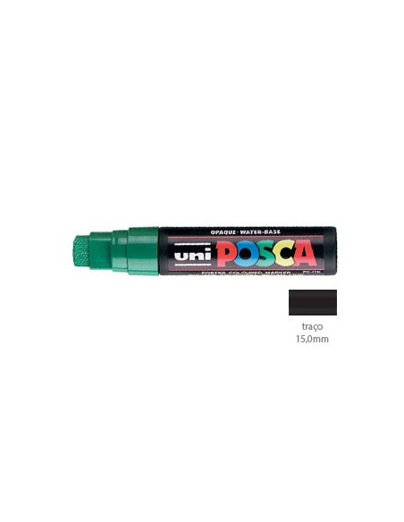 Marcador Uniball Posca PC17K 15,0mm Verde - 1un