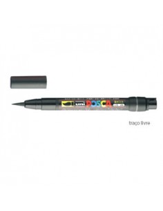 Marcador Uniball Posca PCF350 Livre Preto - 1un