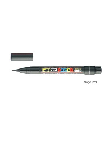 Marcador Uniball Posca PCF350 Livre Preto - 1un