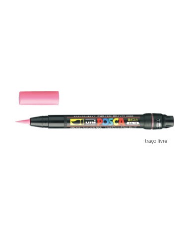 Marcador Uniball Posca PCF350 Livre Rosa- 1un