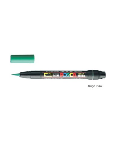 Marcador Uniball Posca PCF350 Livre Verde- 1un