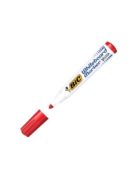 Marcador Quadros Brancos BIC Velleda 1701 vermelho - 1un