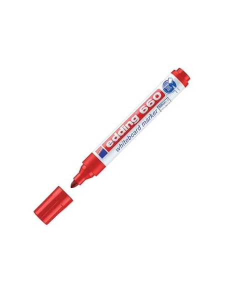 Marcador Quadros Brancos Edding 660 Vermelho - 1un