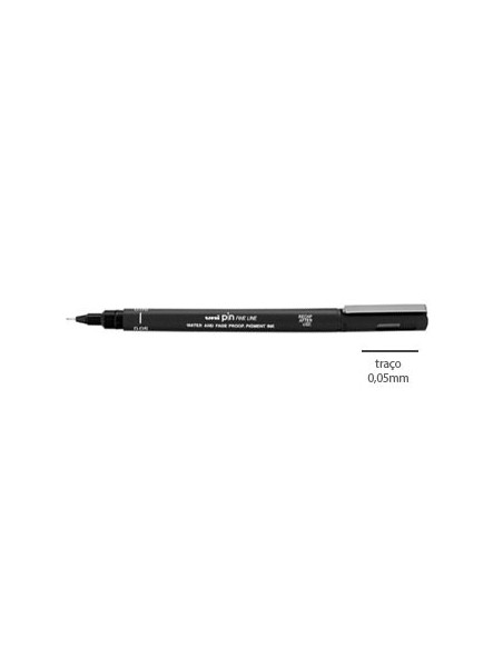 Marcador Uniball Calibrado PIN 0.05 Preto- 1un