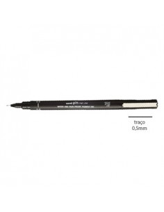 Marcador Uniball Calibrado PIN 0.5 Preto- 1un