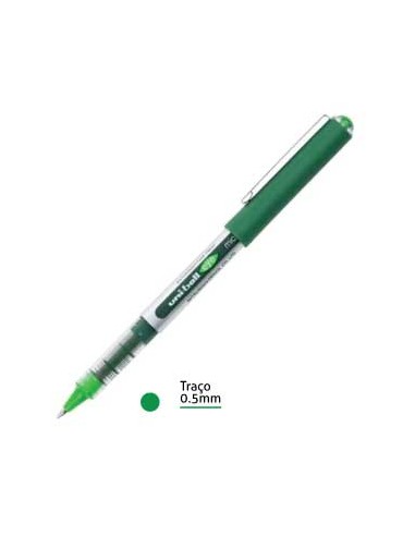 Marcador Uniball UB150 0,5mm Verde Cx 12un - Roller