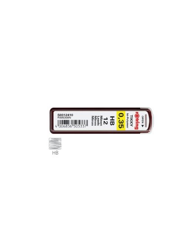 Minas 0,35HB Rotring Tubo - 1un