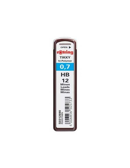 Minas 0,7 HB Rotring Tubo - 1un