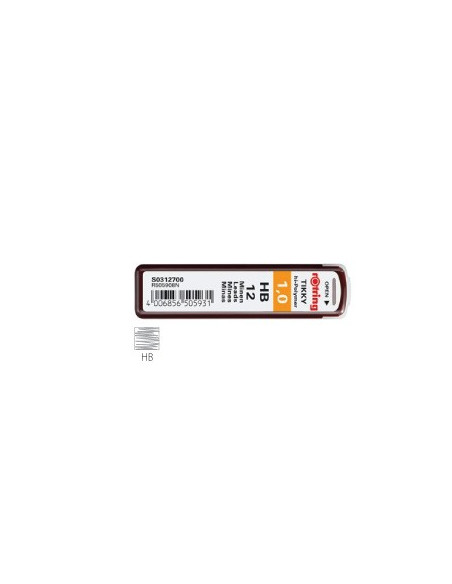 Minas 1,0 HB  Rotring Tubo
