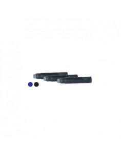 Tinta Canetas 6 Cartuxos Azul