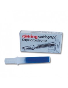 Cartucho Tinta Rotring 1:10 Azul Cx 3un