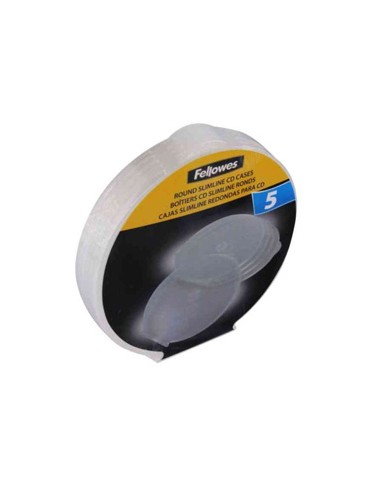 Caixa para CDs/DVDs Fellowes Transparente 9834201 Emb.5