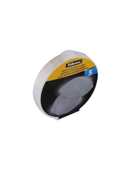 Caixa para CDs/DVDs Fellowes Transparente 9834201 Emb.5