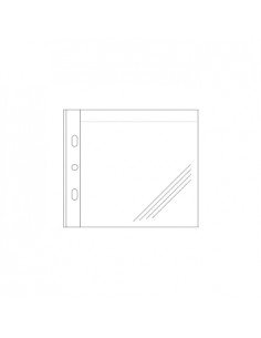 Bolsa para 1 CDs em PP c/Furacao Lateral Roma 393B Pack 50