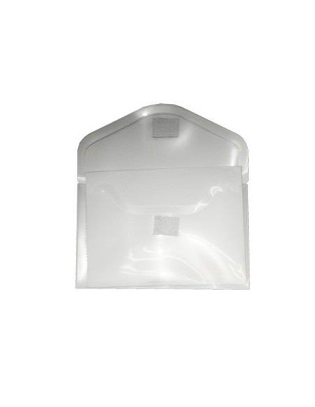 Bolsa Porta Documentos A8 com Fecho Velcro Transparente