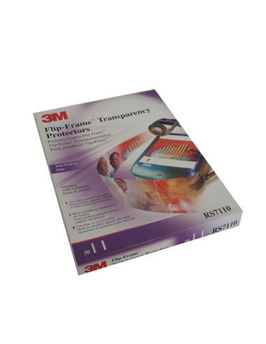 Bolsas Protectoras Transparencias c/Abas 3M RS7110 Pack 50