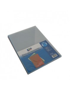 Pasta Plastico Liso c/Bolsa e Visor A4 Sortido Pack 10un.
