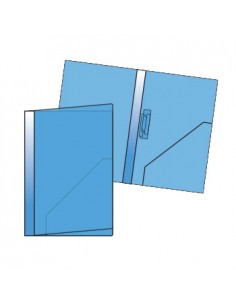 Classificador Plastico A4 mola triplex Roma 147 Azul 1un