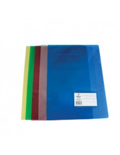 Pasta Plastico c/Bolsa/Visor A4 (321A) Opaco Branco-1un