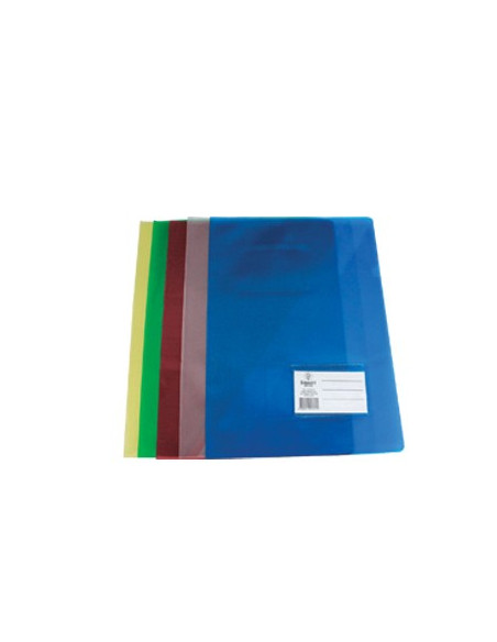 Pasta Plastico Martelada c/Bolsa e Visor A4 (321A) Verde-1un